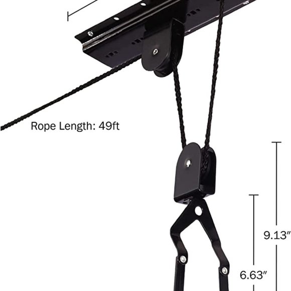 RAD Sportz Bicycle Hoist 4-Pack, Garage Bike Lift with 100 lb Ca - Picture 3 of 3